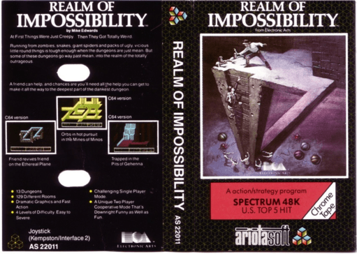 Realm of Impossibility box art for ZX Spectrum